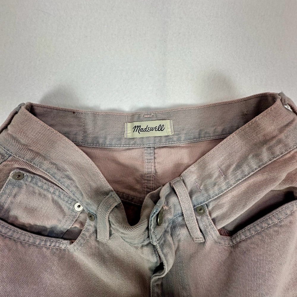 Madewell The MomJean Overdyed Edition - Lilac over Indigo -Women's Size 26 - Picture 5 of 10